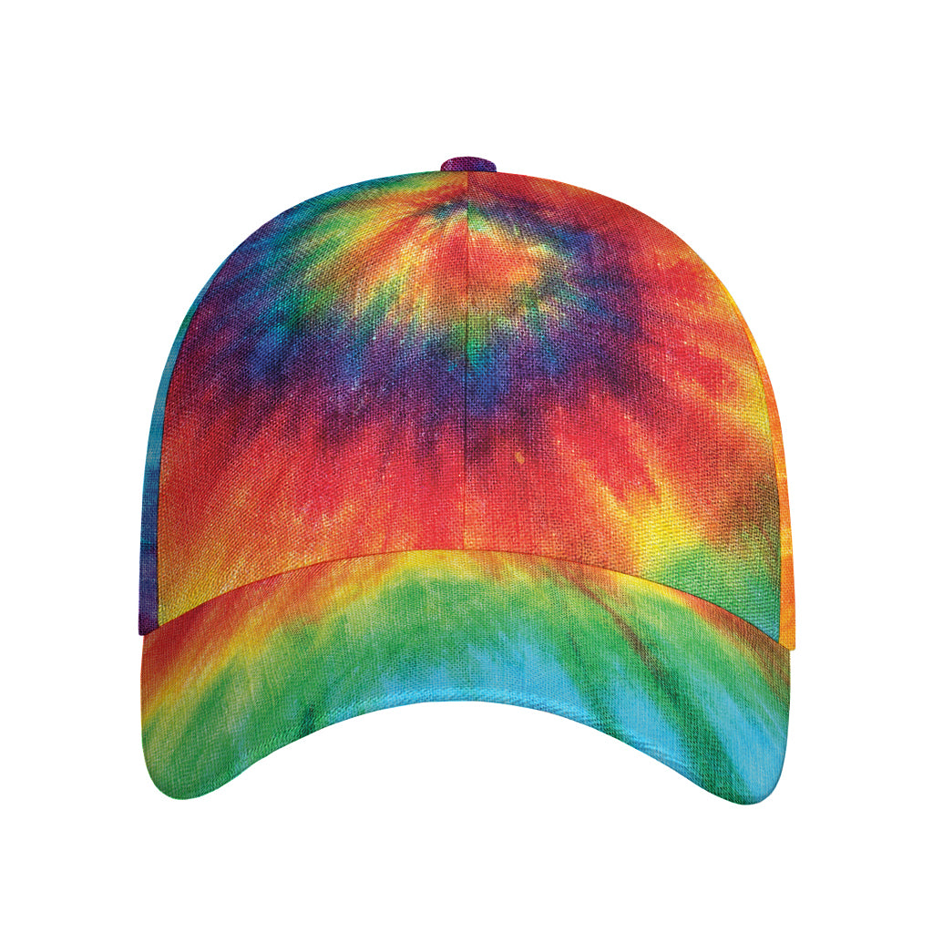 Spiral Tie Dye Print Baseball Cap