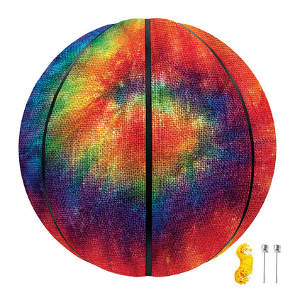 Spiral Tie Dye Print Basketball