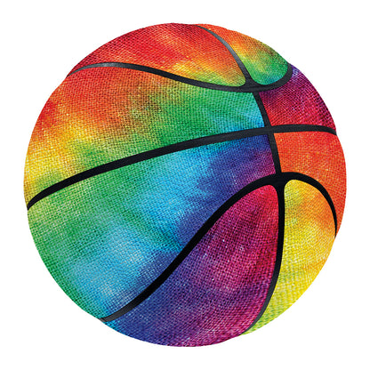 Spiral Tie Dye Print Basketball