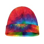 Spiral Tie Dye Print Beanie