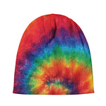 Spiral Tie Dye Print Beanie
