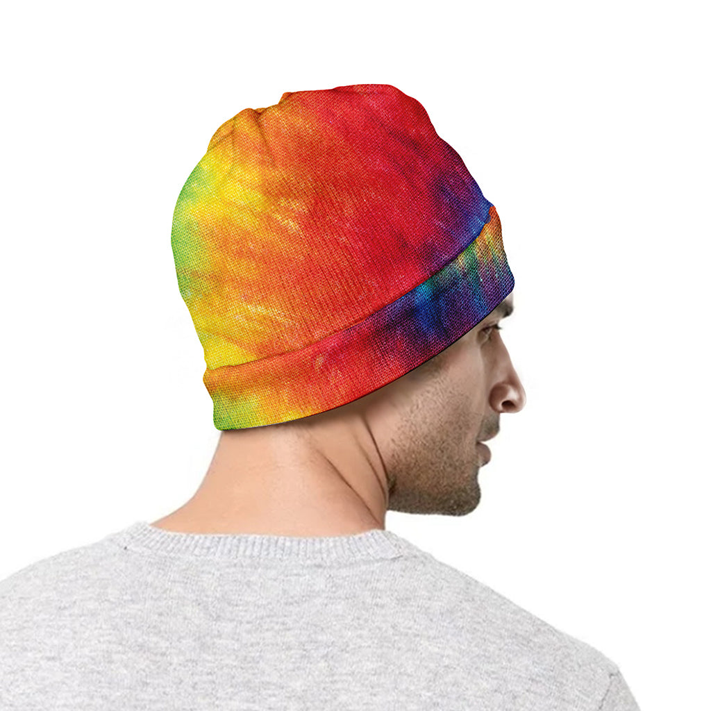 Spiral Tie Dye Print Beanie
