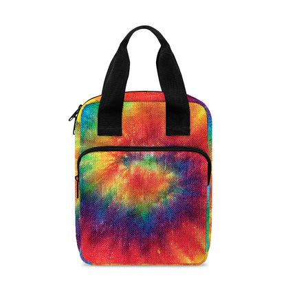 Spiral Tie Dye Print Bible Tote Bag