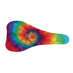 Spiral Tie Dye Print Bicycle Seat Cover