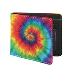 Spiral Tie Dye Print Bifold Wallet