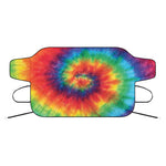 Spiral Tie Dye Print Car Windshield Snow Cover