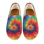Spiral Tie Dye Print Casual Shoes