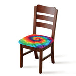 Spiral Tie Dye Print Chair Cushion Cover