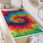 Spiral Tie Dye Print Changing Pad Cover