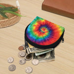 Spiral Tie Dye Print Coin Purse