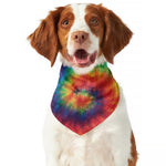 Spiral Tie Dye Print Dog Bandana