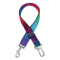 Spiral Tie Dye Print Dog Seat Belt