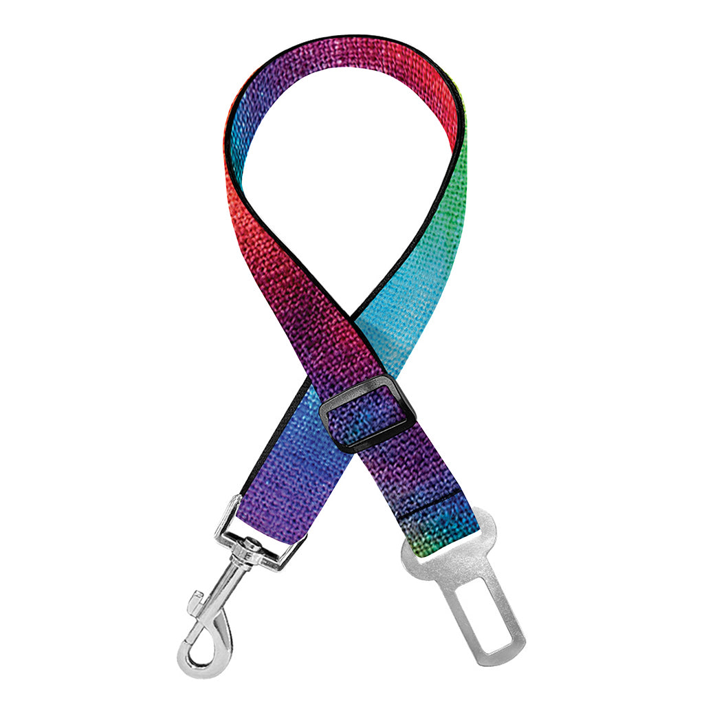 Spiral Tie Dye Print Dog Seat Belt