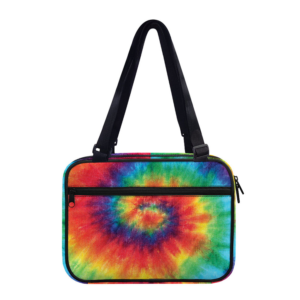 Spiral Tie Dye Print Double Strap Bible Bag