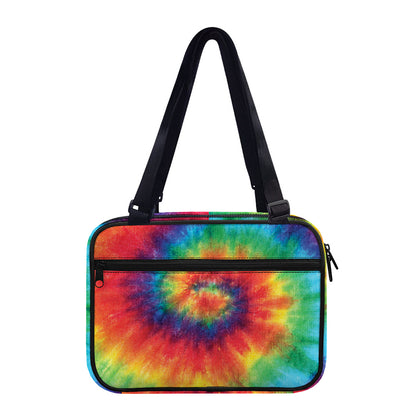 Spiral Tie Dye Print Double Strap Bible Bag