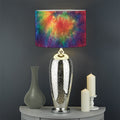Spiral Tie Dye Print Drum Lamp Shade