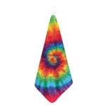 Spiral Tie Dye Print Hand Towel