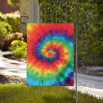 Spiral Tie Dye Print House Flag