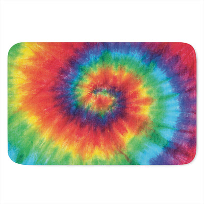 Spiral Tie Dye Print Indoor Door Mat