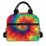 Spiral Tie Dye Print Insulated Lunch Bag