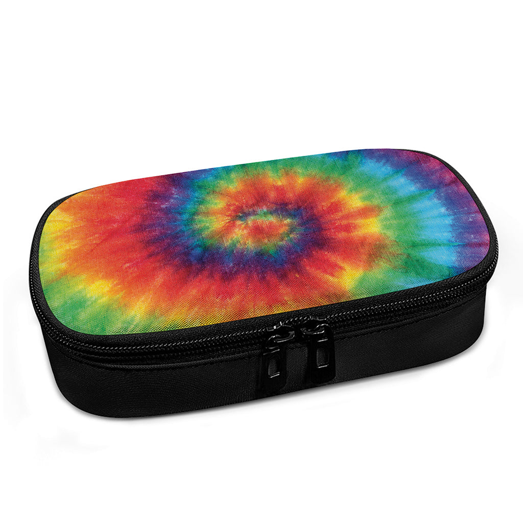 Spiral Tie Dye Print Insulin Cooler Travel Case
