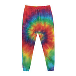 Spiral Tie Dye Print Jogger Pants