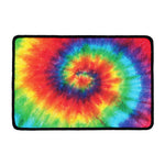 Spiral Tie Dye Print Kitchen Mat