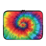 Spiral Tie Dye Print Laptop Sleeve