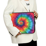 Spiral Tie Dye Print Laptop Sleeve
