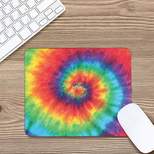 Spiral Tie Dye Print Mouse Pad