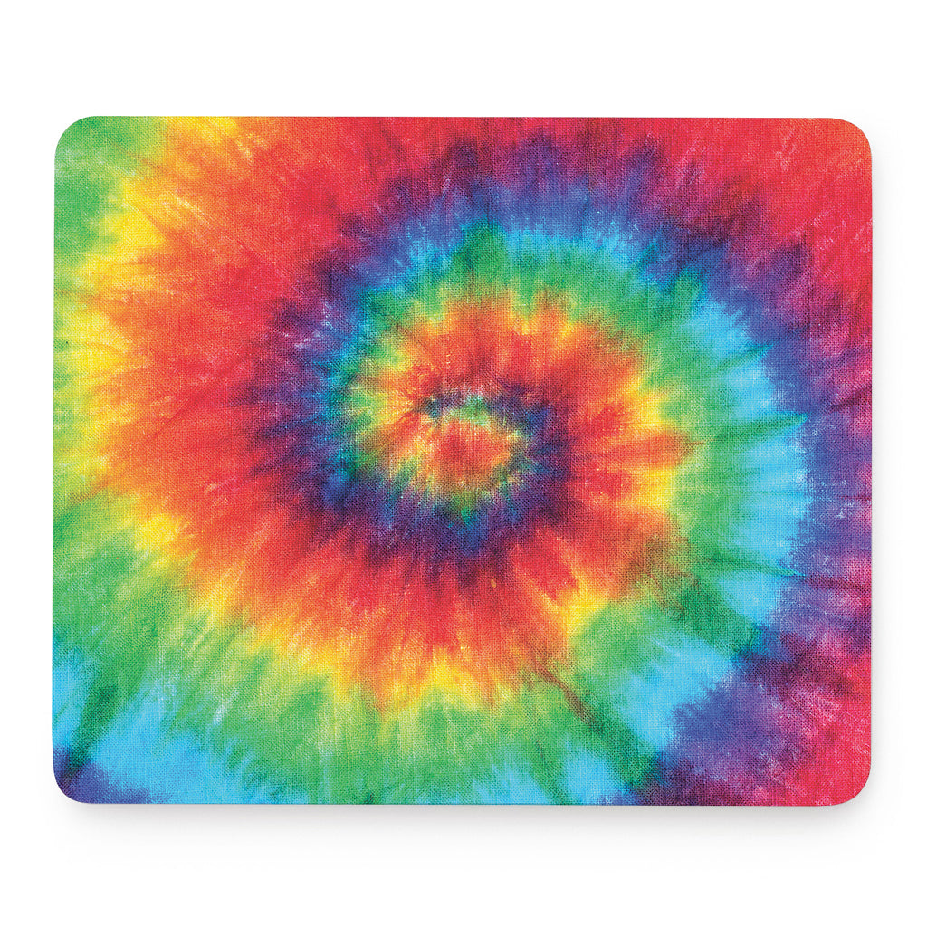 Spiral Tie Dye Print Mouse Pad