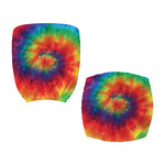 Spiral Tie Dye Print Office Chair Cover