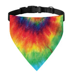 Spiral Tie Dye Print Over The Collar Dog Bandana