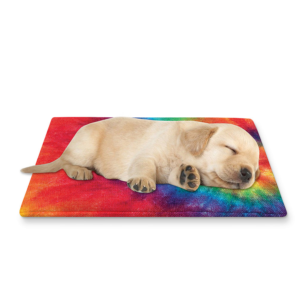 Spiral Tie Dye Print Pet Cooling Mat Cover