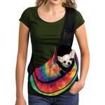 Spiral Tie Dye Print Pet Sling Carrier
