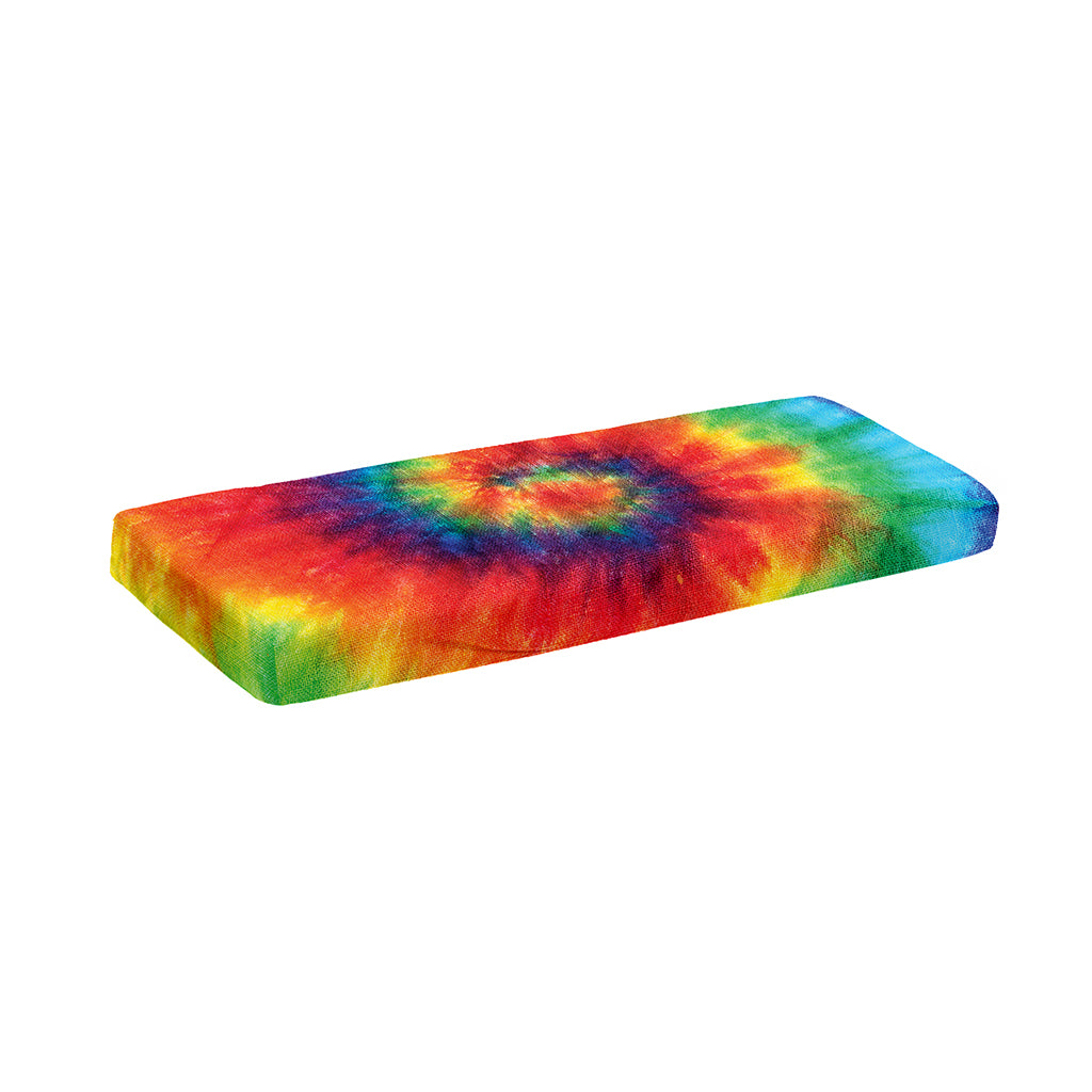 Spiral Tie Dye Print Piano Keyboard Cover