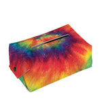 Spiral Tie Dye Print Rectangle Tissue Box Cover