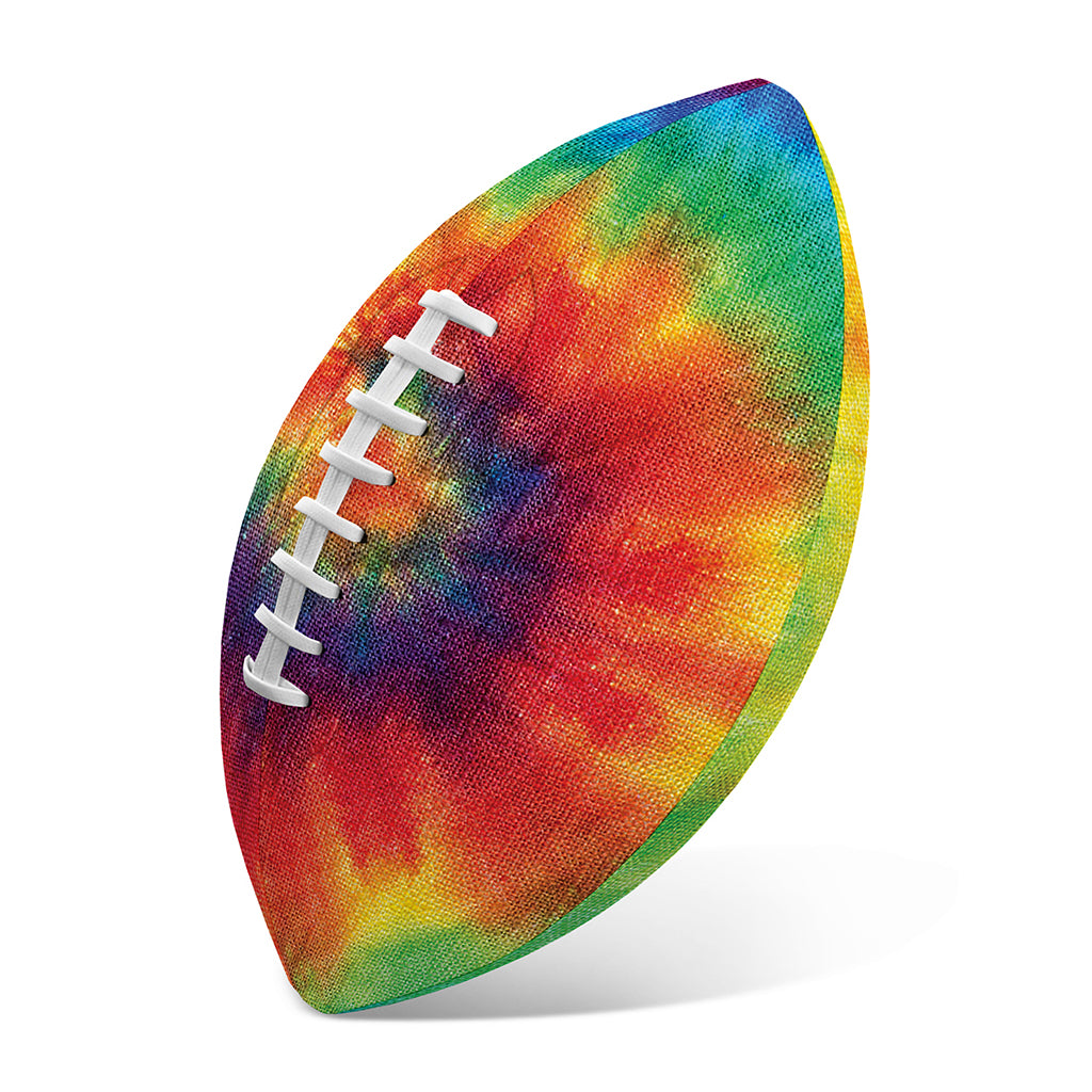 Spiral Tie Dye Print Rugby Ball