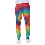 Spiral Tie Dye Print Scuba Joggers