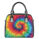 Spiral Tie Dye Print Shoulder Handbag