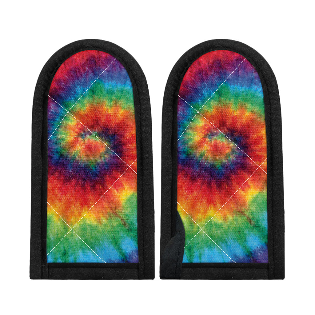 Spiral Tie Dye Print Skillet Handle Cover