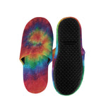 Spiral Tie Dye Print Slippers