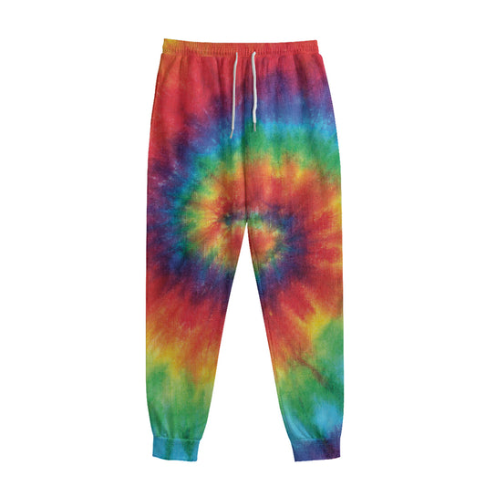 Spiral Tie Dye Print Sweatpants