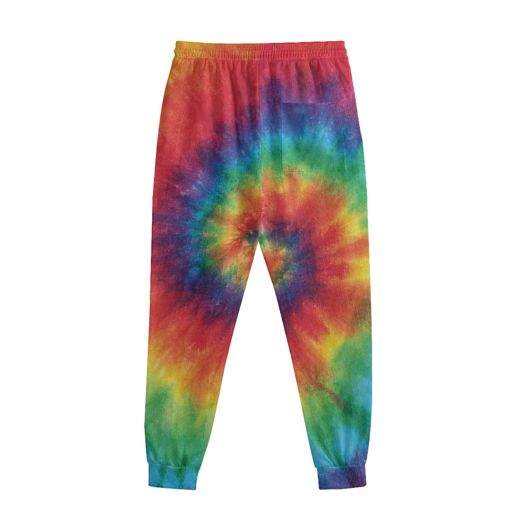 Spiral Tie Dye Print Sweatpants