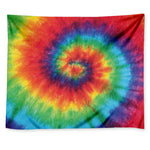 Spiral Tie Dye Print Tapestry