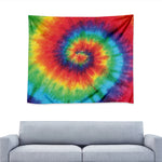 Spiral Tie Dye Print Tapestry