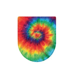 Spiral Tie Dye Print Toilet Lid Cover