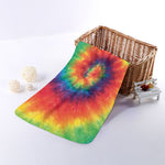 Spiral Tie Dye Print Towel