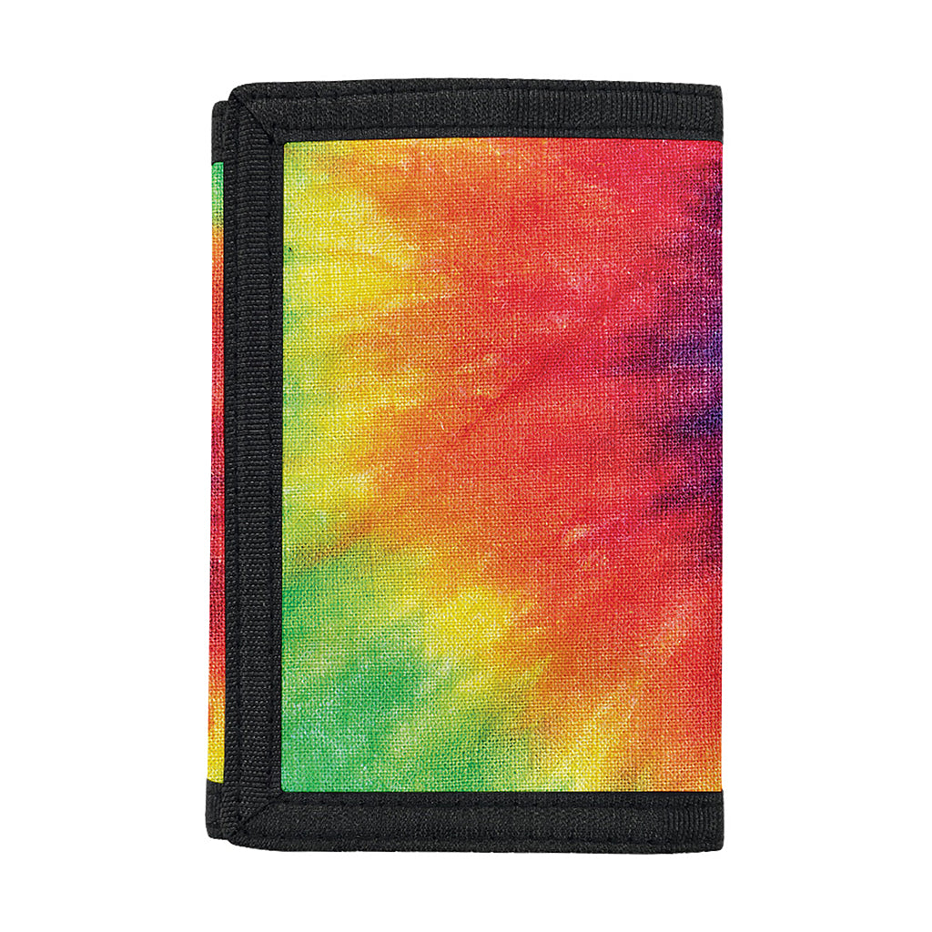 Spiral Tie Dye Print Trifold Wallet