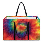 Spiral Tie Dye Print Utility Tote Bag